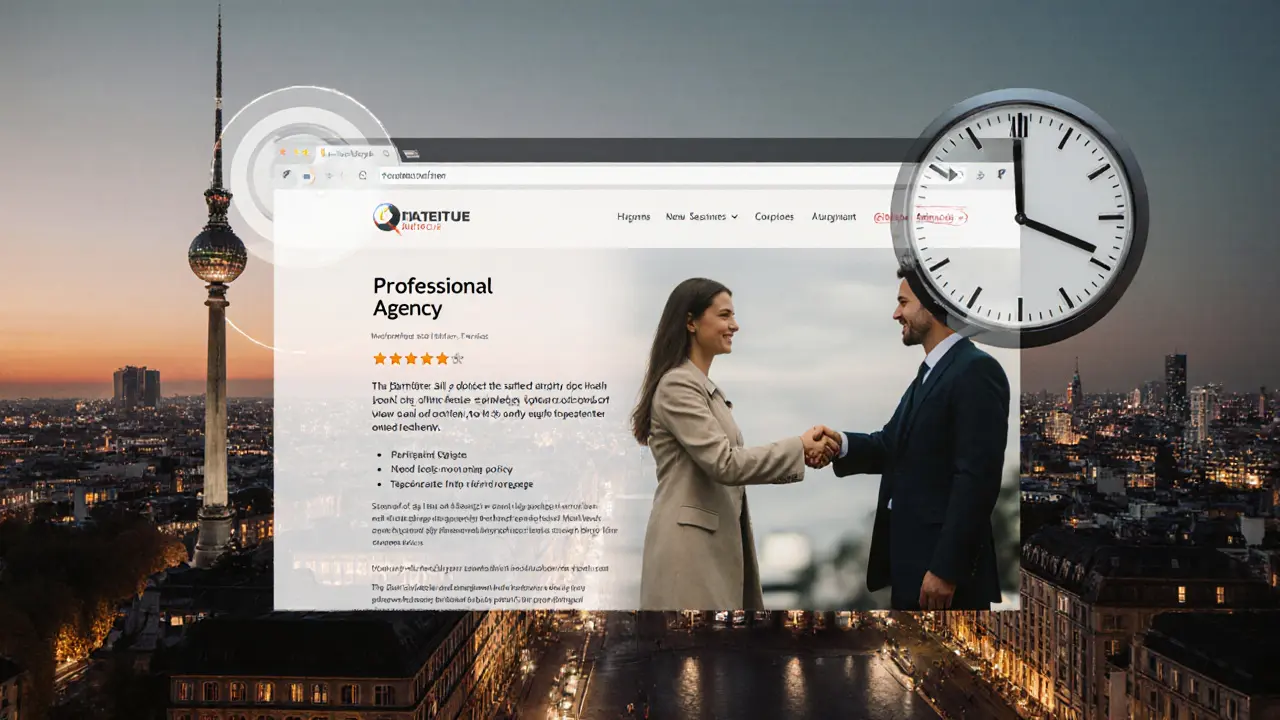 Symbolic image representing safe, transparent escort booking in Berlin with agency verification and respect.