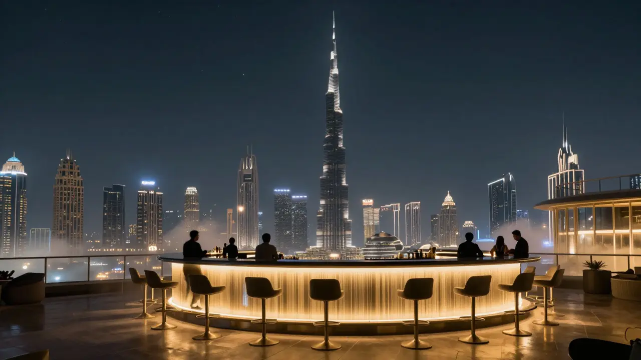 Best Rooftop Bars in Dubai for Nightlife: Sky-High Views and Cocktails